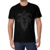 Baphomet Satanic Goat Head Men's T-Shirt Short Sleeve Lightweight Shirts Tee Tops