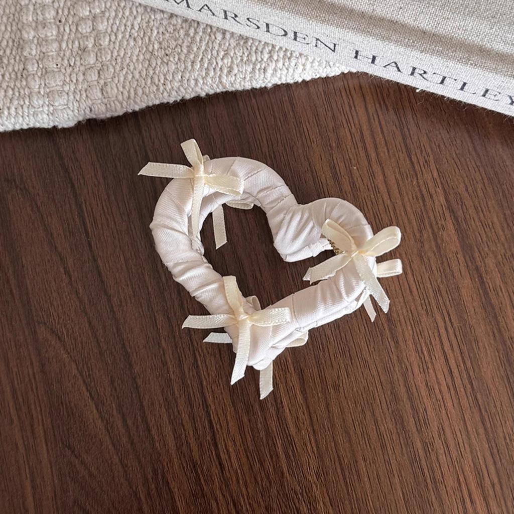 Korean Ribbon Bow Hair Claw Clips Temperament Elegant Hairpin Women Princess Headdress Fashion Grab Clip Female Hair Accessories