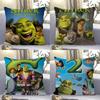 Kawaii Roztomilý Film S-Shrekes Polštář Dárky Domácí Kancelářské Vybavení Ložnice Pohovka Autopotah Polštářku Pouzdro 45x45cm