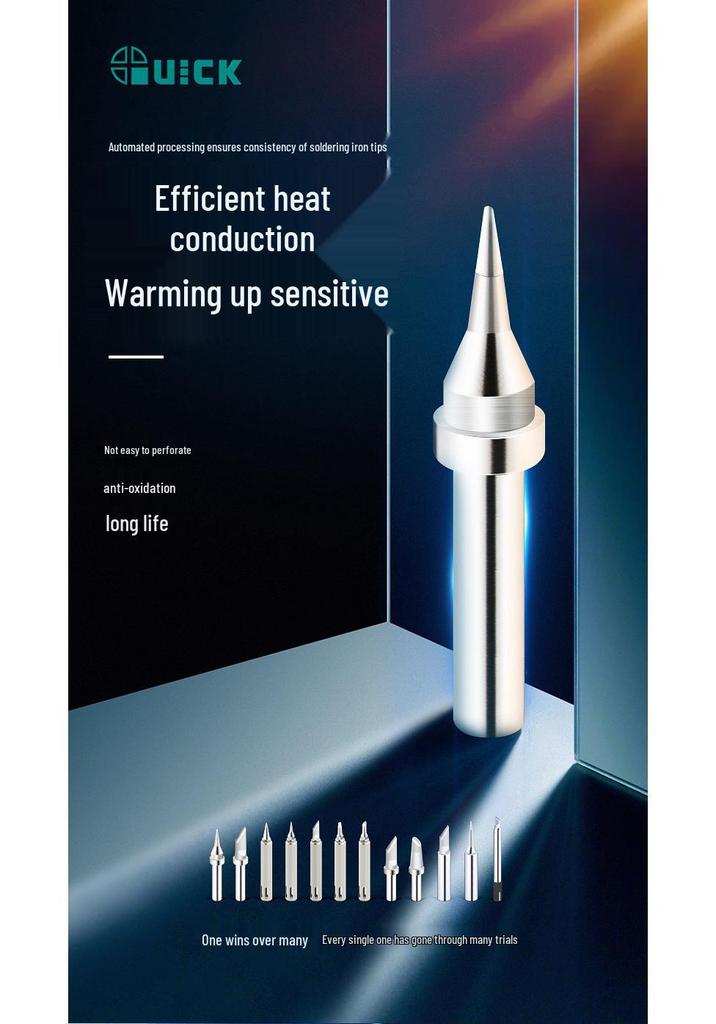 QUICK Kuai Ke TS2200/203H/503 Soldering Iron Tips - Compatible Models 203D/376D In 200-C/D/B/I/J/LB Styles.