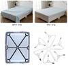 12 Clips Fixed Holder Adjustable Elastic Bed Sheet Holder Mattress Clip Fasteners Cover Blankets Non-Slip Fixing Strap Grippers