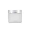 Frosted Glass Jars: 50g Face Cream, 30g Eye Cream, Mask Jar - Refillable Cosmetic Containers.