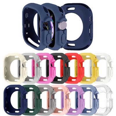 Hülle für Apple Watch Ultra3 2 49mm Case Rundum Stoßfestes TPU Schutz Silikon Bumper Kratzfest iwatch ultra 3 49