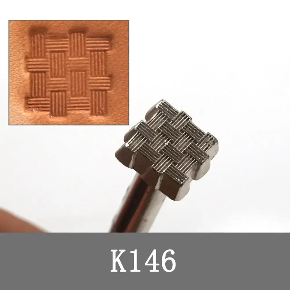 Carving Leather Craft Stamps Kit Metal Leather Working Saddle Making Tools Leather Stamping Solid DIY Printinting Craft Supplies