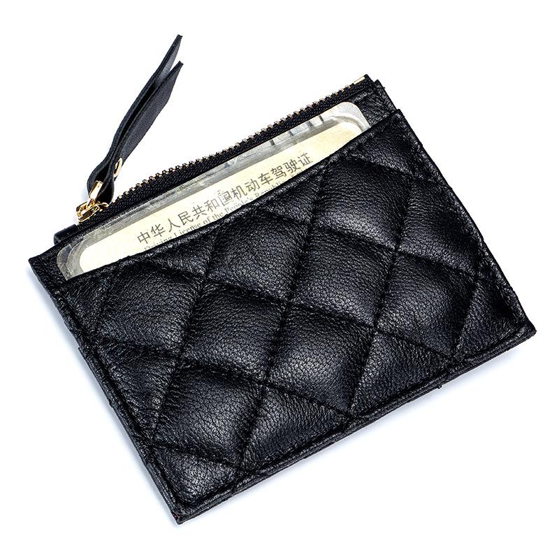 Soft Change Bag, Zipper Coin Bag Wholesale, New Diamond Embroidered Card Bag, Thin Bank Card Holder.