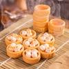 Miniature Mini Food Toys Steamer Ornaments Imitation Steamed Buns Decoration Kitchen Accessories