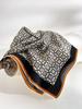 Classic retro spring new 111 mulberry silk square scarf premium light luxury national style double crepe lace silk scarf women's accessories