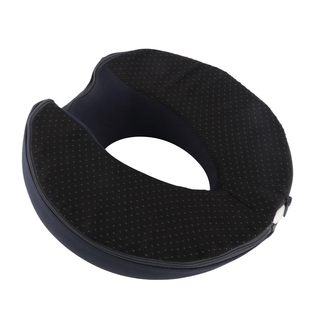 Salon Massage Face Pillow Breathable Ergonomic Zoning Comfortable Face Down Cushion for Beauty Bed Navy blue