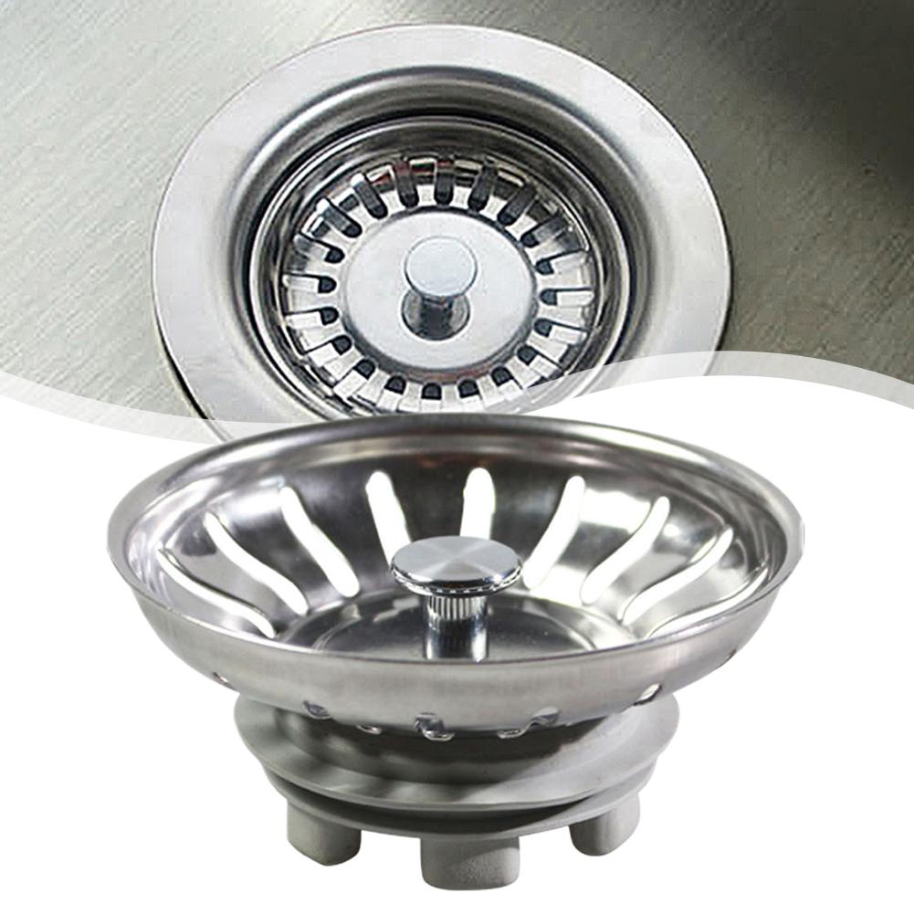 Anti Constipation Kitchen Sink Strainer Drain Easy To Clean Block Food Seamless Flow Blockages Smooth Water Flow