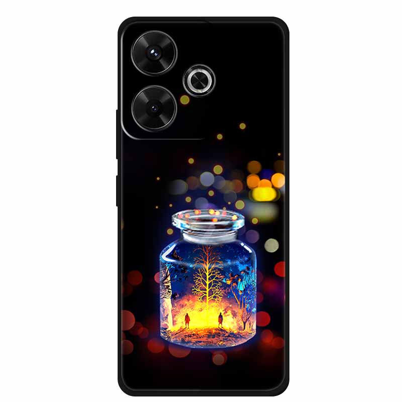 Fashion Cover For Xiaomi Poco M6 Pro Girly Case For Funda Poco M6 Coque Soft Silicone Phone Case Xiaomi Poco M6 Pro Protector