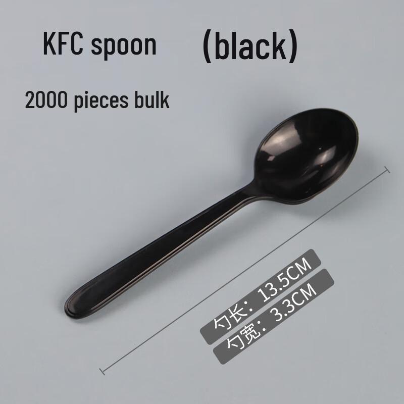 Disposable Plastic Thickened Soup Spoons