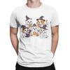 Ghost Dogs Halloween Funny 100 Cotton Tshirt Ghost Coffee Golden Doodle Dog Halloween Tees Tops For Unisex