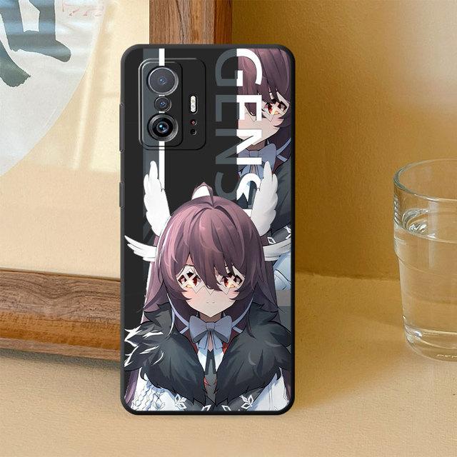 Schwarze weiche Bumper Hülle für Samsung Galaxy S23 5g S21 S20 S22 Note 20 Ultra 10 Plus 8 9 Genshion Impact Tartaglia Anime Cover