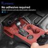 Silicone Rubber Gear Shift Panel Protector Cover Water Cup Holder Storage Box Container For Ford Bronco 2025 2026 Interior Accs
