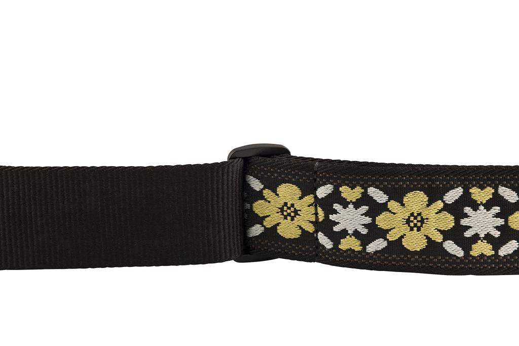 Fender Pasadena Woven Strap 2" Yellow Clover