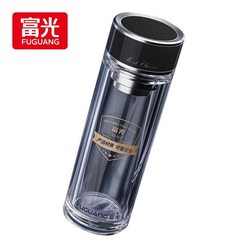 FUGUANG Anti-Bacterial Double-Layer Glass Tea Infuser Cup