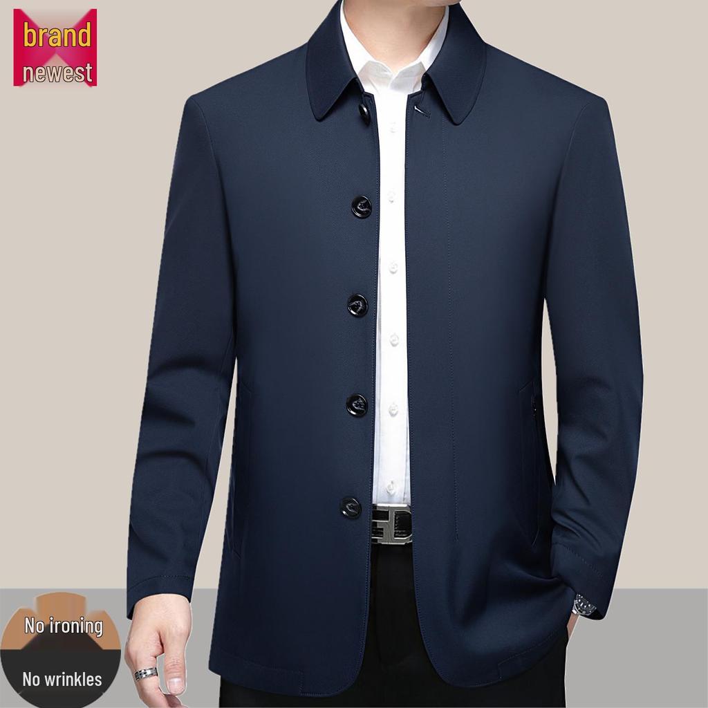 Men's Woodpecker Jacket: Lightweight, High-End Spring/Autumn Outerwear for Middle-Aged Executives (2025 New)