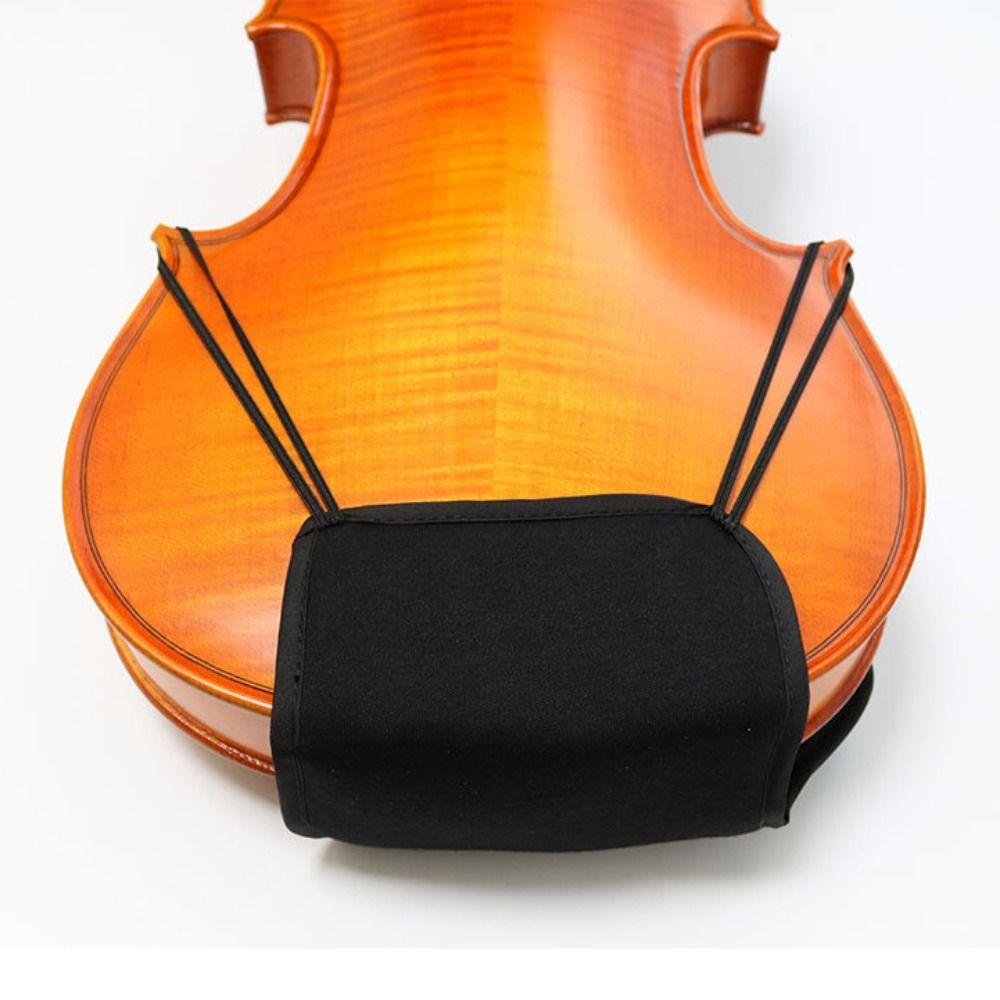 Cotton Violin Chin Rest Pad Absorbs Sweat Fiddle Sponge Cushion For 3/4 4/4 1/2 1/4 1/8 1/32