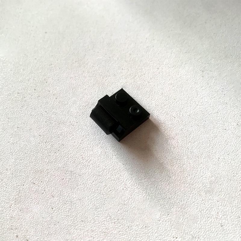 50G Min. Order: MOC Building Blocks with 2x2 Movable Hinge Joints, Compatible DIY Accessories Black