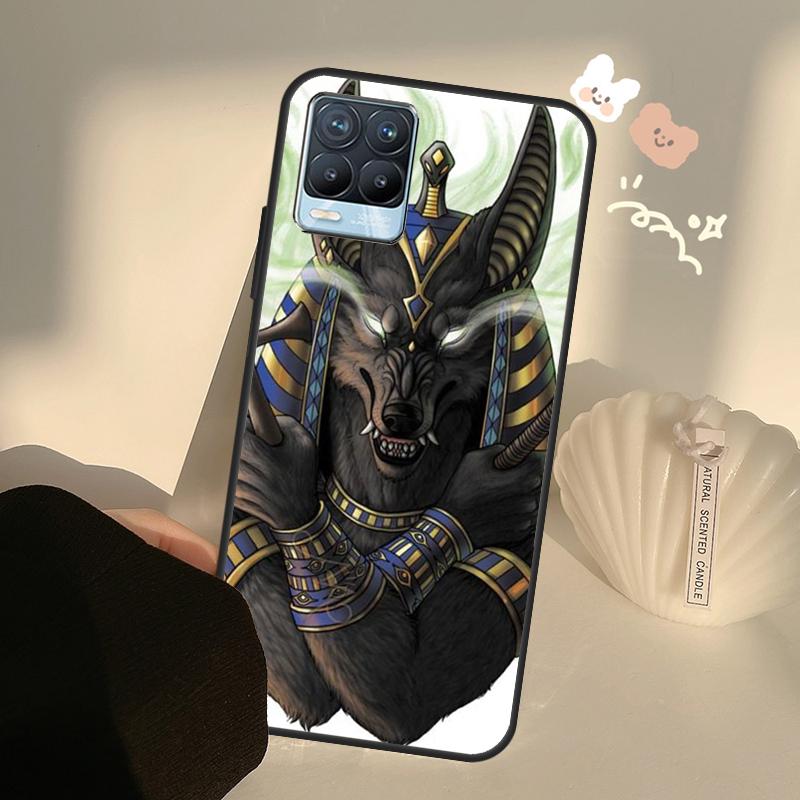 Egypt God Horus And Anubis For Realme 8 9 Pro Plus GT Neo 2 GT Master 9i 8i Phone Case For OnePlus 9 10 Pro 9R Nord2