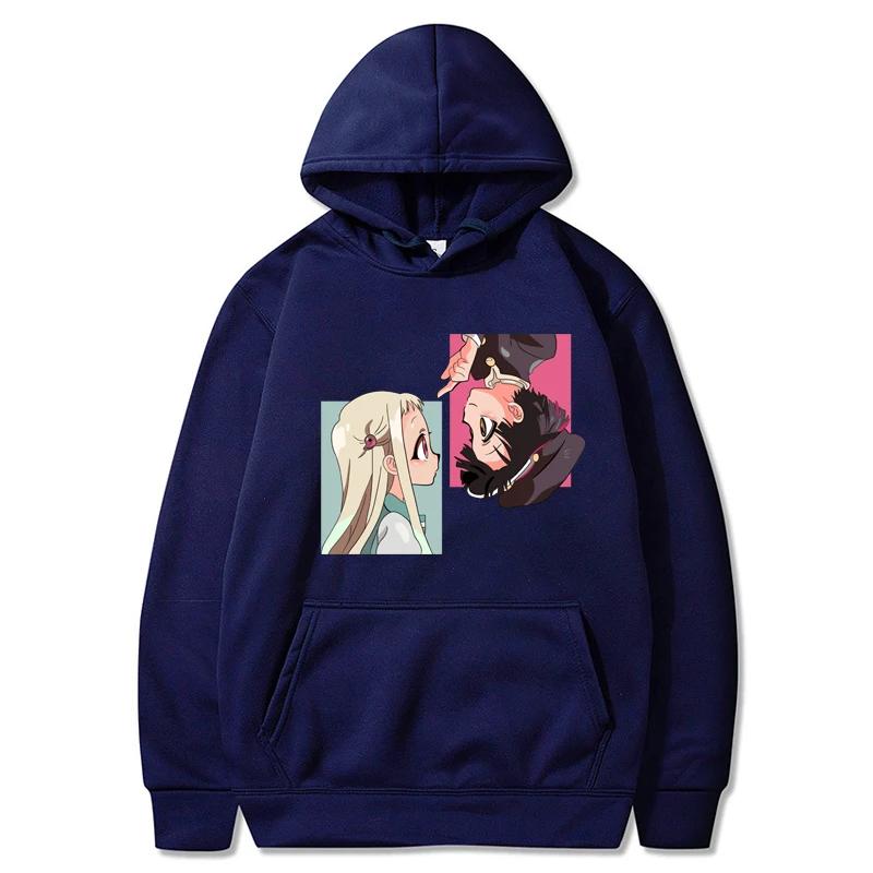 

Jibaku Shounen Hanako kun Harajuku Принты Толстовка Для Женщин Креативный Принт Спортивная Одежда Карман Флисовая Одежда Свободный Теплый Пуловер 3XL