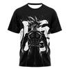 New Dragon Ball Anime Vegeta Manga Panel 3D Print T-shirt Unisex