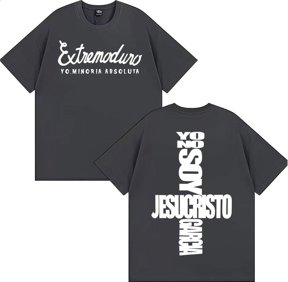 Band Extremaduro Yo No Soy Jesusquisto Garcia Tshirt Summer Unisex Harajuku Casual Cotton Retro Gothic Extra Large Tshirt