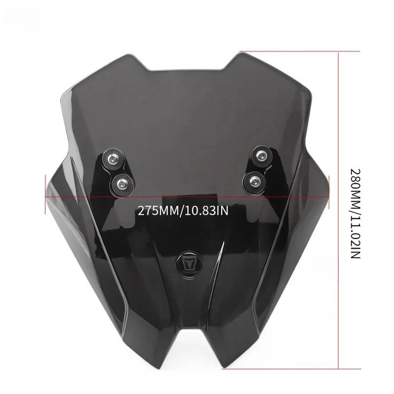 For CFMOTO 450NK Windscreen Windshield For CF-MOTO 450 NK  2024 Motorcycle Accessories Wind Shield Screen Wind Deflectors