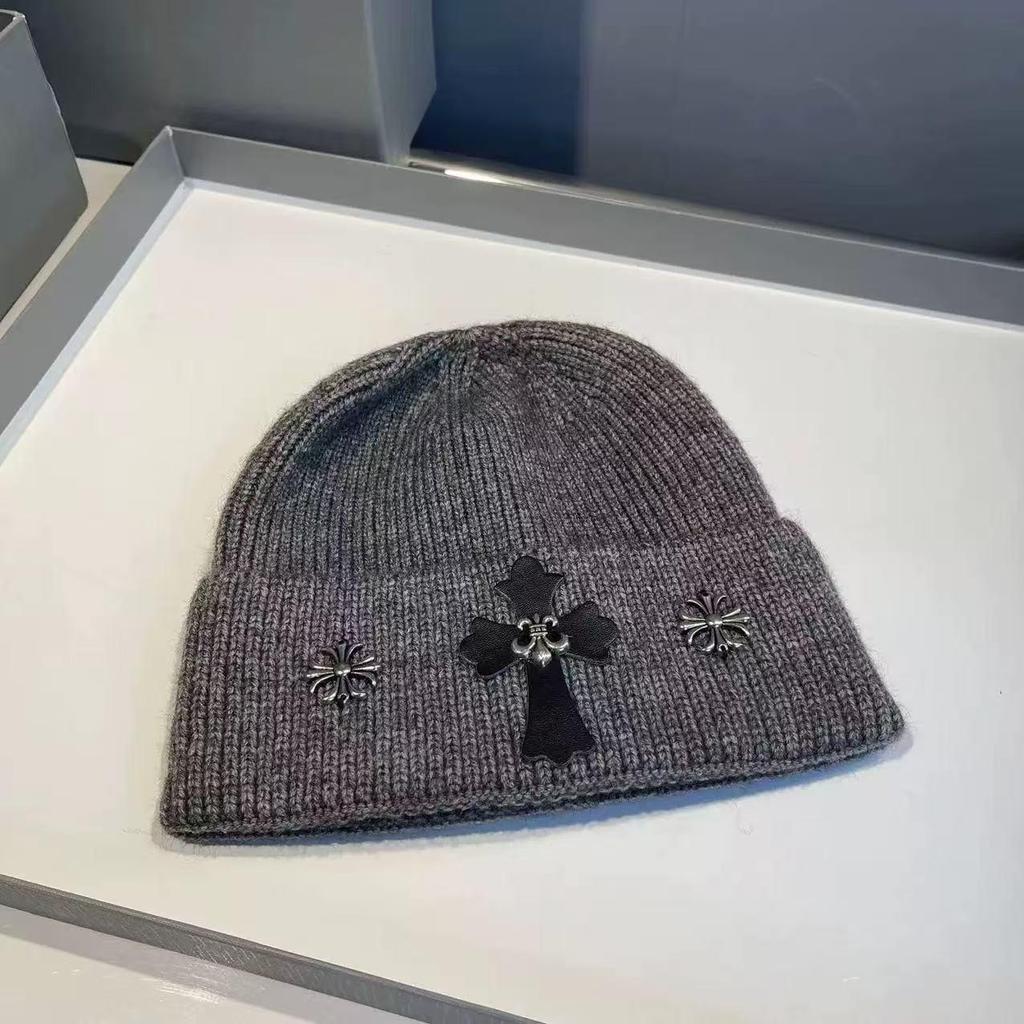 Unisexowa modna dzianinowa czapka beanie z ochroną uszu na jesień i zimę