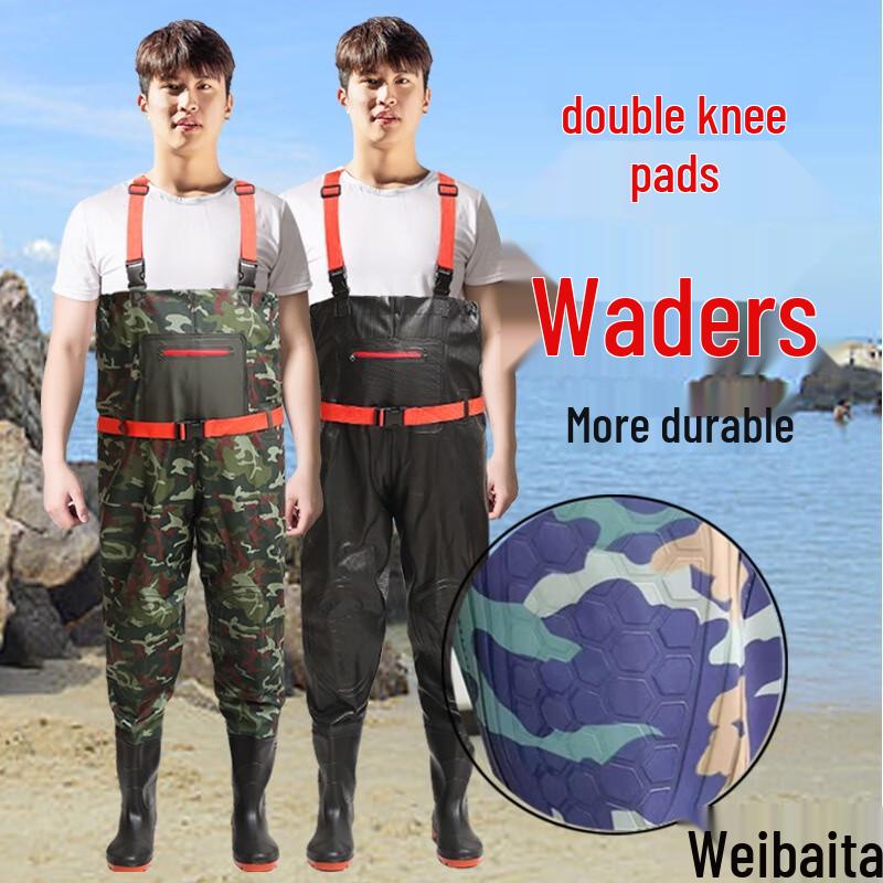 Weibaida Double Knee Waterproof Waders