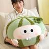18/35/50cm Eat Melon The Masses Plush Toy Eat Watermelon Stuffed Toy Soft Toy for Kid Christmas Gifts Sofa Room Decor