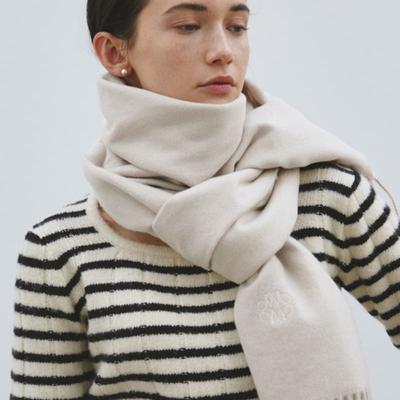 NICK&NICOLE NICOLE PREMIUM MUFFLER_CREAM