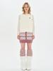 Kirsh Fair Isle Knit Mini Skirt [Salmon]