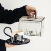 Changbaosen Exquisites Kaffeetassen- und Untertassen-Geschenkset
