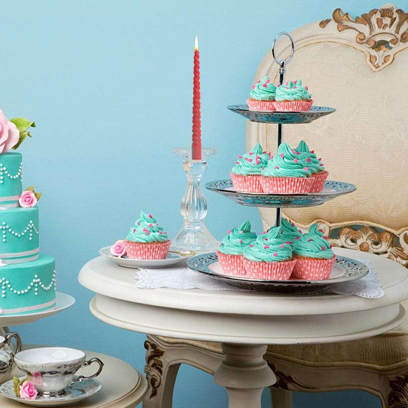 Spiral Taper Candle Mold Twisted Tapered Candlestick Mold Pillar Candle Molds For Making Cake Candles Chime Candles Table