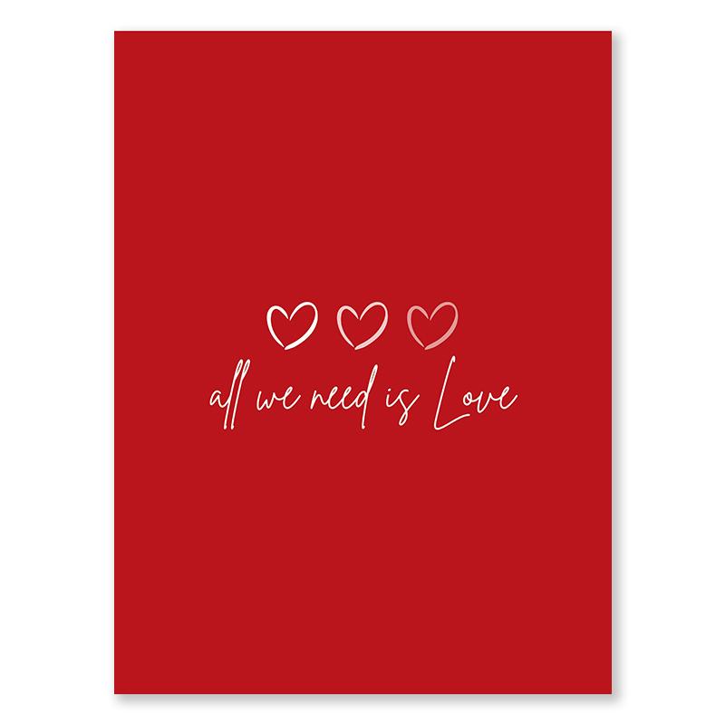 

День Святого Валентина. Черга. Галерея. Плакат для друку. Вінтаж. Романтичний настінний малюнок. Миле рожеве серце. Картина на полотні. Прикраса дому, спальні. 21x30cm No Frame