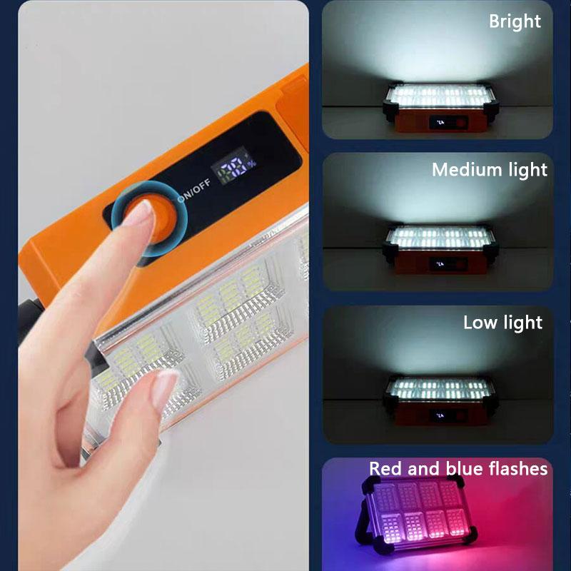 Solar Lamps Mobile Emergency Lights Long-lasting LED Charging Lamps Mobile Phone Charging Outdoor Camping Rainproof Led Lights