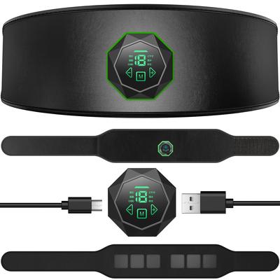 2024 Innovative Model No Gel Sheets EMS Abdominal Muscle Training USB 19 Levels of Intensity 6 Conductive 6 Muscle Abdominal LCD No Gel Abdominal Home