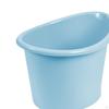 Bath Bucket with Support Seat Infant Bathtub for Infants Newborn Blue
