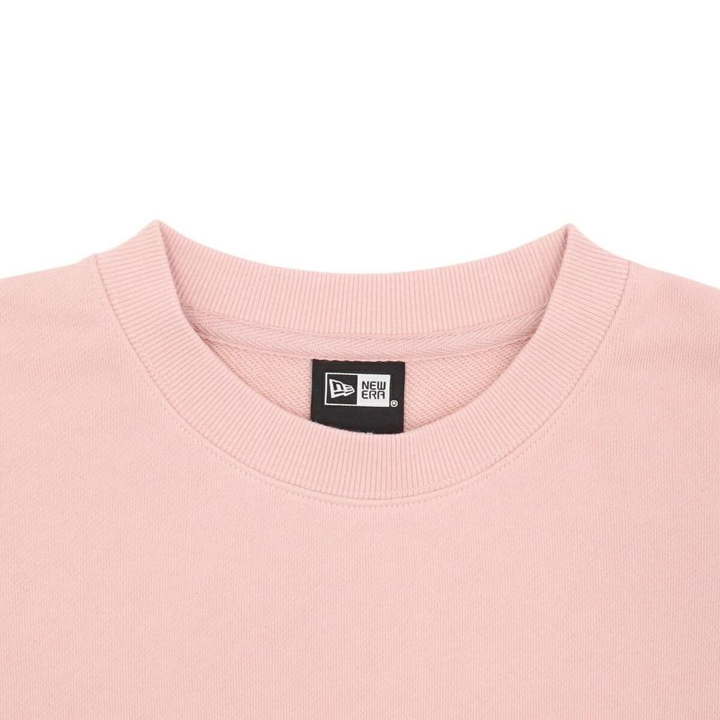 NEW ERA Sweat Crew Neck Box Logo Pink Rouge Onspotz Exclusive Embroidery S