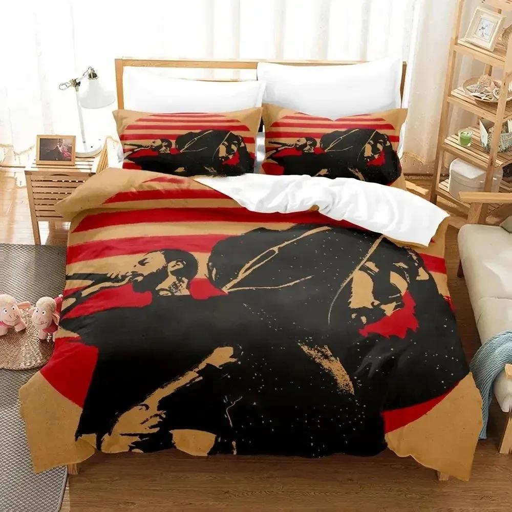 Miyagi & Andy Panda Hajime Bedding Set Duvet Cover Bed Set Quilt Cover Pillowcase Comforter king Queen Size Boys Adult Bedding