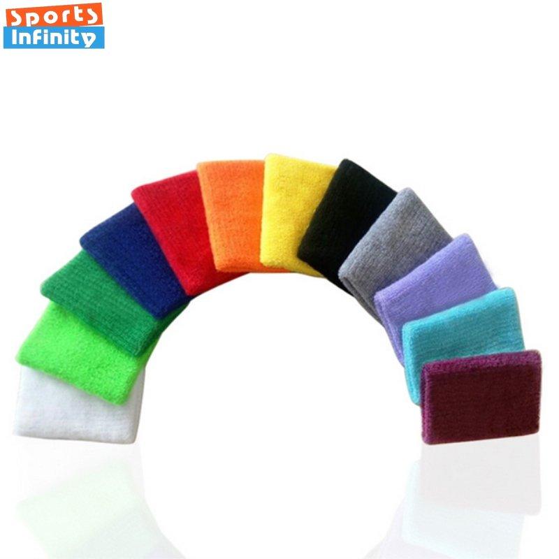 

Women Wristband Sports Sweatband Hand Band Sweat Wrist Support Brace Wrap Guards for Gym Volleyball Basketball Children