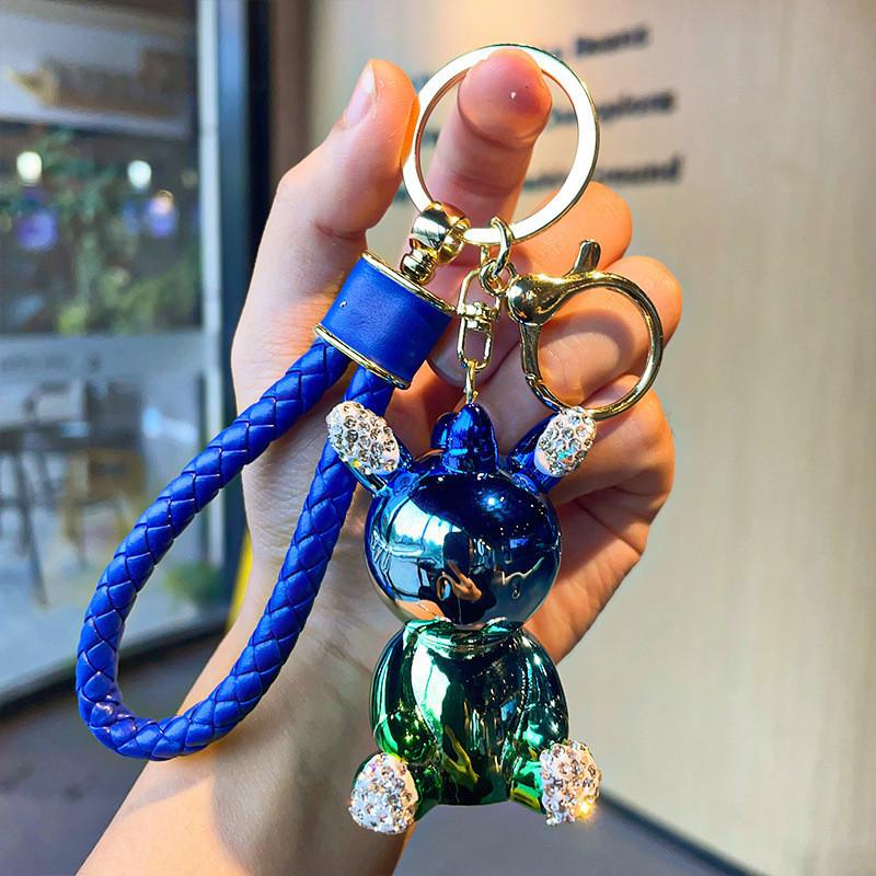 Unicorn Delightful Resin Keychain With Sparkly Rhinestones For Various Celebrations