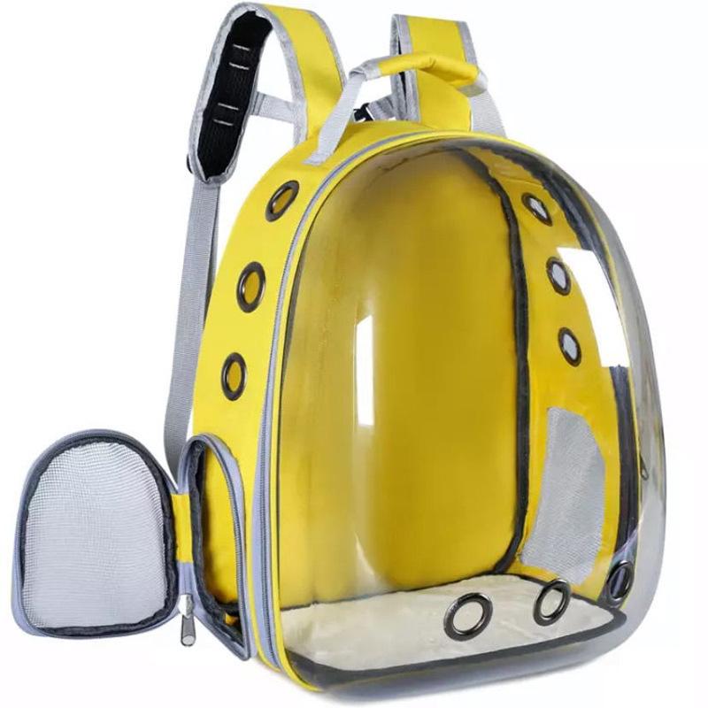 Space Capsule Backpack Pet Bag Breathable Transparent Dog and Cat Pet Backpack Portable Cat Bag