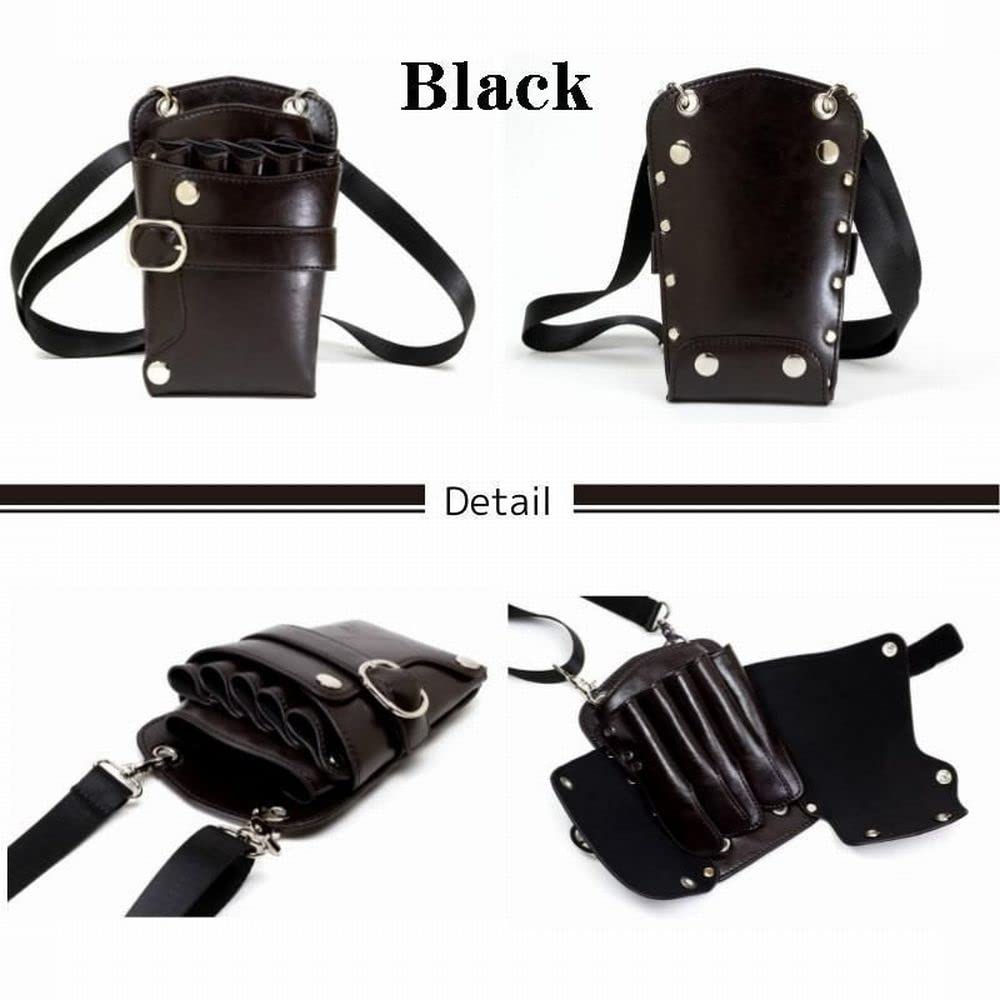 Good Life EXPRESS Scissor Case Bag for 5 GLE Brand Available In 5 Colors Scissors, Hairdresser, Trimmer, Package, GLE587, (Black)