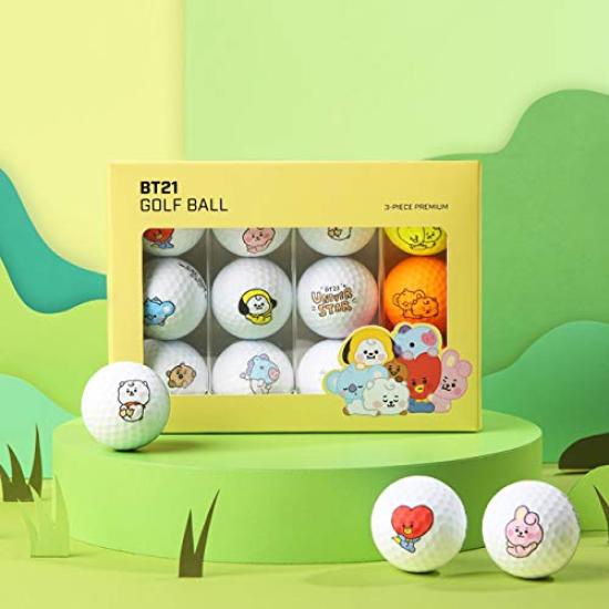 BT21 BABY Line 73000-470-000 Golf Ball Jumping (12 Balls) BALL MATTE JUMPING 12P 73000-470-000