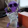 Kids Wind-up Dancing Skeleton Toy No Need Battery 3D Print Shaking Skull Doll Spring Clockwork Toy Desktop Decor Children Adults Birthday Gift