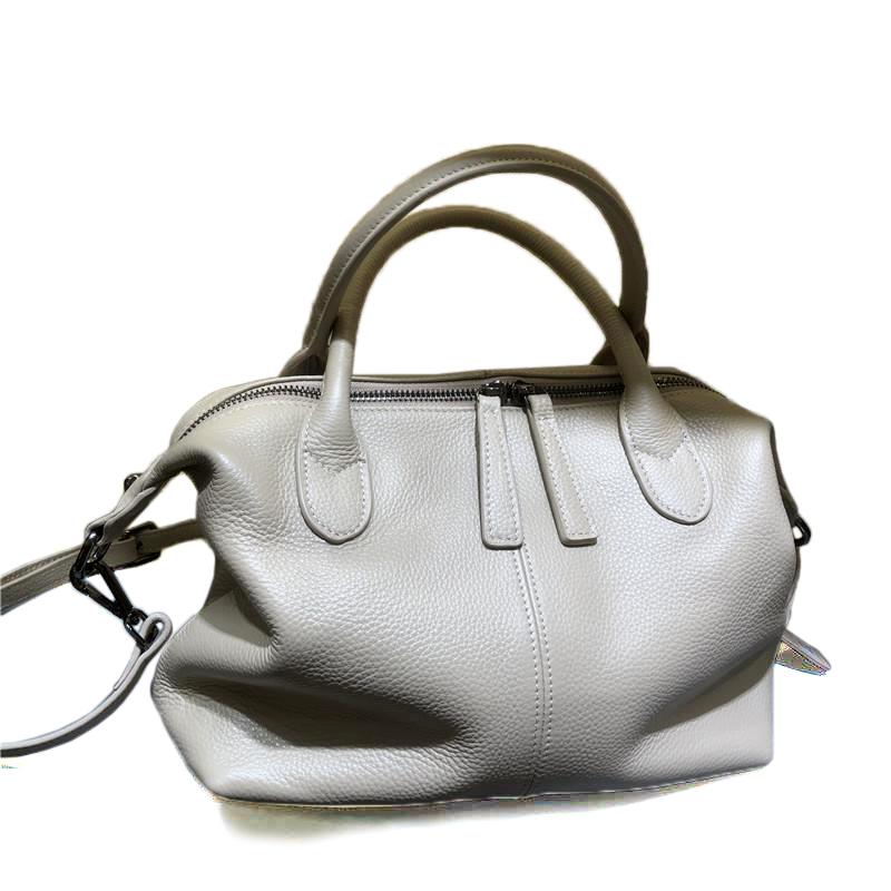 Designer-Handtasche, luxuriöse Umhängetasche aus echtem Leder für Frauen, lässige Tragetaschen, solide, große tägliche Schulter-Crossbody-Tasche, weibliche Mochila