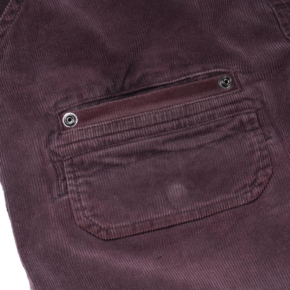 EXTRAORDINARY Corduroy Ws Cargo Pants Burgundy