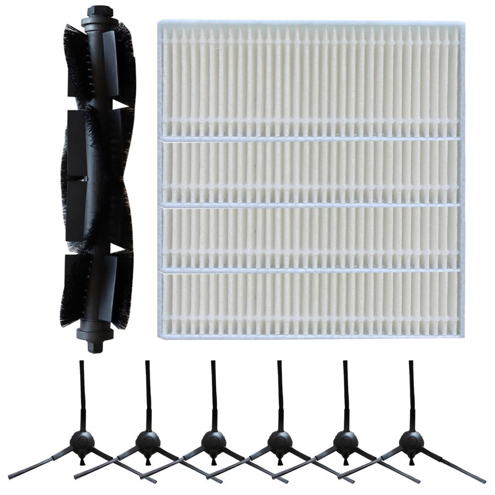 For Botslab S8 Plus Robot Vacuum Main Roller Brush Side Brushes And HEPA Filters Replacement Parts Cleaning Kit Accessories